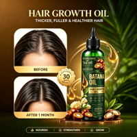 Huile de Batana Pure Naturelle OEM ODM pour une Croissance Capillaire Rapide, Teinture Miraculeuse pour Traitement des Cheveux Habesha 200ml