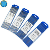 10 Electrodos de Tungsteno con Itrio WY20 con Punta Azul para Máquina de Soldadura TIG 2.4x175mm