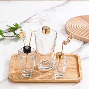 En stock, vente en gros, grand flacon <span class=keywords><strong>diffuseur</strong></span> <span class=keywords><strong>de</strong></span> <span class=keywords><strong>parfum</strong></span> en forme <span class=keywords><strong>de</strong></span> cône inversé <span class=keywords><strong>de</strong></span> 100 ml, 200 ml, 500 ml, décoration <span class=keywords><strong>de</strong></span> pièce, avec bâtonnets et couvercle - Product Image 3