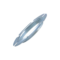 Anneau de fixation universel pour bouton de klaxon de volant JDM argenté, anneau de fixation haute performance pour bouton, accessoires intérieurs de voiture