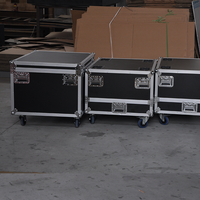 Flight case de transport routier de grande taille pour panneau de rack DJ pour RCF Evox (fabriqué en usine)