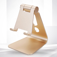 Support de tablette en aluminium avec logo personnalisé, support de téléphone sur mesure en gros, service de personnalisation CNC