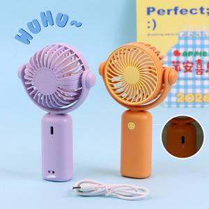 Ventilateur portatif à main, réglable à 180 degrés, rechargeable par USB, avec fonction oscillante, pour une utilisation en extérieur - Product Image 2