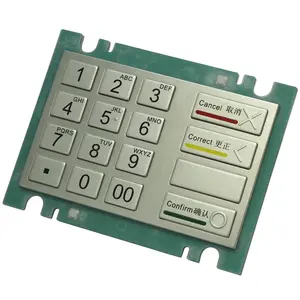 Heiße Verkäufe ATM Teile Braille Pin Eingang Gerät Metall Pinpad