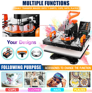 Máquina <span class=keywords><strong>de</strong></span> Prensa <span class=keywords><strong>de</strong></span> Calor Combinada 8 en 1 <span class=keywords><strong>Freesub</strong></span>, Máquina <span class=keywords><strong>de</strong></span> Sublimación para <span class=keywords><strong>Tazas</strong></span> y Camisetas, Máquina <span class=keywords><strong>de</strong></span> Impresión <span class=keywords><strong>de</strong></span> Camisetas P8100-8 - Product Image 6