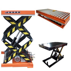 Plataforma elevadora portátil Mini elevador hidráulico eléctrico mesa elevadora de tijera plataforma de trabajo elevador de tijera <span class=keywords><strong>1000kg</strong></span> 2000kg 5000kg - Product Image 1