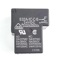 Arus Searah 832a 4-pin Normally Open Dip 832a-1c-c-b untuk Relay Baru Asli Otomasi Industri Kontrol Terprogram Plc