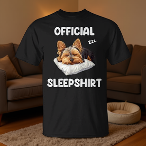 Camiseta oficial para dormir del Yorkshire Terrier, linda camiseta para amantes de los perros Yorkie - Product Image 3