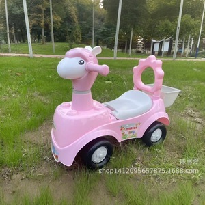 Childrens Ride On Scooter 1-3 Years Old Four Wheel With Lights And Music Pink Blue Color Kids Toy - Product Image 4