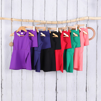 Conjunto Deportivo para Niñas de Secado Rápido y Elástico en 4 Direcciones, Pantalones Cortos con Cintura Elástica y Camiseta sin Mangas, Venta al Por Mayor (Certificado CPC)