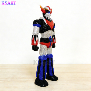 Figura Decorativa Hecha a Mano con Diamantes de Imitación, Diseño de Dibujos Animados Japoneses, Dios Demonio Gu Long Ta Sha - Product Image 5