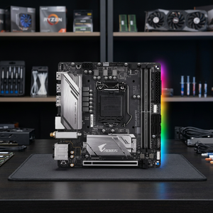 Carte mère de jeu Intel Gigabyte Z390I AORUS PRO WIFI reconditionnée DDR4 64 Go - Product Image 2