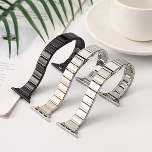 Bracelet élégant féminin mince en métal doré pour Apple Bracelet à chaîne réglable pour femmes Bracelet de montre intelligente habillé pour <span class=keywords><strong>IWatch</strong></span> - Product Image 1