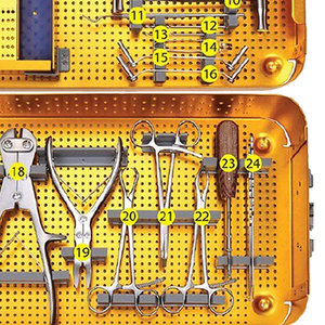 Juego de Instrumentos Quirúrgicos Ortopédicos Manuales Básicos para Placa de Bloqueo de Extremidades Inferiores, Duraderos para Cirugía Ósea y Microcirugía Ortopédica - Product Image 4