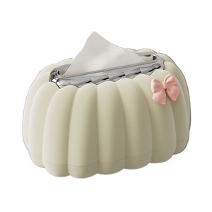 Boîte à <span class=keywords><strong>mouchoirs</strong></span> en plastique avec poignée amovible pour salon, intérieur de voiture, table basse - Rangement de papier hygiénique - Product Image 3