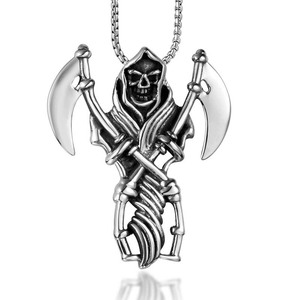 Collier avec pendentif en acier titane pour hommes, bijoux à la mode SP625 - Product Image 1