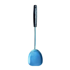 Ensemble spatule et cuillère en fer forgé fait main, antiadhésif, à long manche, ustensiles de cuisine pour la cuisson, résistance aux hautes températures - Product Image 3