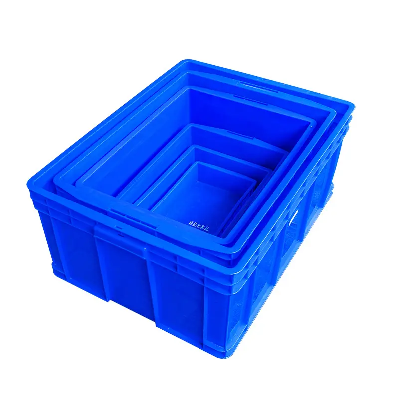 Kotak pergantian plastik kotak logistik gudang dipertebal kotak plastik rangka plastik