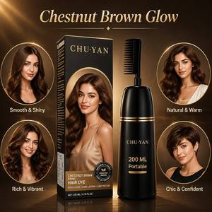 หลอดบีบย้อมผมแบบพกพา 60 มล. - CHU·YAN สีสำหรับมืออาชีพที่เหมาะกับการเดินทางสำหรับการเดินทางเพื่อธุรกิจ - Product Image 1