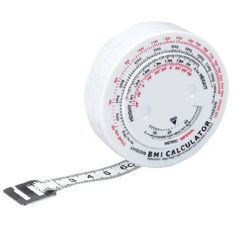 150cm IMC corps ruban rétractable pour régime perte de poids ruban à mesurer calculatrice garder votre beauté corps règle