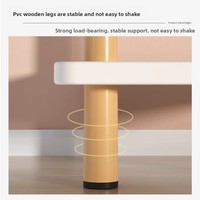 Table d'appoint compacte multifonctionnelle à deux niveaux de style chinois, idéale pour les chambres à louer et les petits appartements, table d'appoint pour canapé