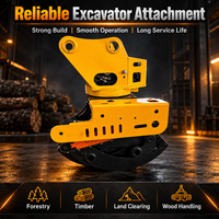 Excavator Tree Grapple Saw Hydraulic Forestry Attachment for Cutting Timber Logs Wood Handling and Logging Operations