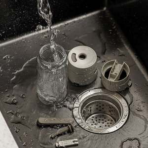 Distributeur de sel à double flux pour les cuisines de régime/chef 0.5g Arroseur réglable Bouteille en verre Récipient de stockage des aliments à une touche - Product Image 6