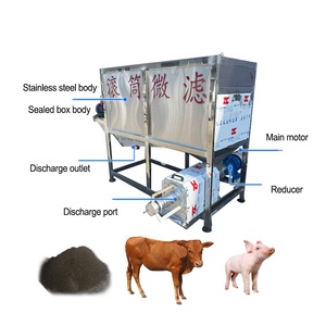 Separador de Sólidos y Líquidos Automático de Gran Capacidad JIYI, Prensa de Tornillo Motorizada <span class=keywords><strong>para</strong></span> Separación de Heces y Deshidratación de Estiércol - Product Image 4