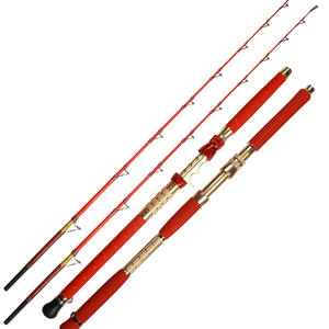 Caña de pescar sólida para barco, juego grande, una sección, 1,35 m, para pescar en bote, con guía fuji - Product Image 5