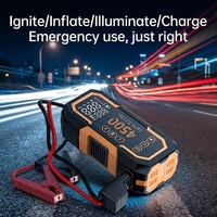 Compresseur d'air portable silencieux Wolf XM1003 pour voiture, gonfleur de pneus ABS, moniteur de pression des pneus, jauge de pression numérique