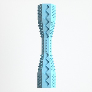 Alta calidad nuevo perro masticar juguete con fugas Tpr cachorro cepillo de <span class=keywords><strong>dientes</strong></span> pulido <span class=keywords><strong>dientes</strong></span> limpieza palo - Product Image 6