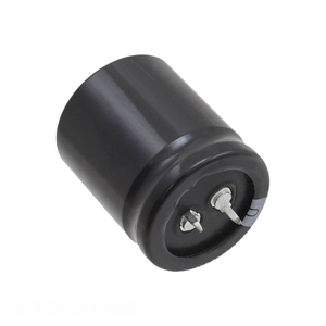 Condensateur traversant à montage en surface (SMD) 1200 µF 20 % 160 V, canal fabricant, référence LGU2C122MELB, en aluminium - Product Image 1