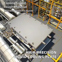 Plaque de refroidissement par eau en aluminium de haute puissance et haute précision personnalisée OEM/ODM refroidisseurs refroidis par liquide services d'usinage de plaque froide