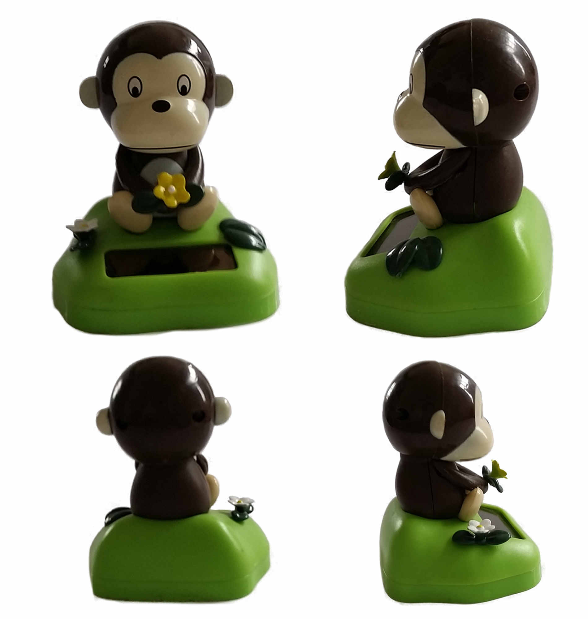 Moving solar dancer figure custom flip flap toy miniature