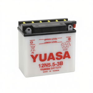 แบตเตอรี่รถจักรยานยนต์ยูอาซา รุ่น 12N5.5-3B 12V 5.5Ah ผลิตในไต้หวัน - Product Image 3