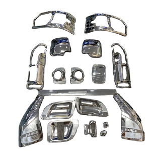 Accesorios para Automóviles de Alta Calidad, Cubierta de Faro Delantero, Cubierta de Tanque de Gasolina, Juego Completo Cromado, Kit de Carrocería para Toyota Hiace - Product Image 1
