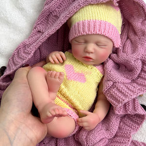 Muñeca Reborn de Alta Capacidad de Fábrica, Muñeca Reborn de Silicona Platino de 12 Pulgadas, Muñeca Realista de Bebé Recién Nacido, Niño LouLou con Chupón, Regalo de Navidad - Product Image 5