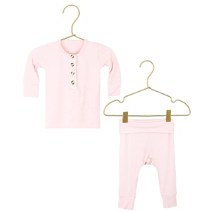 IBaifei Ensemble de layette bio unisexe pour bébé, comprenant un ensemble de vêtements essentiels pour nouveau-né (garçon et fille) et une combinaison, Rope De <span class=keywords><strong>Bebe</strong></span> - Product Image 2