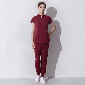 Nouvelle combinaison de gommage <span class=keywords><strong>en</strong></span> <span class=keywords><strong>pharmacie</strong></span>, uniforme médical, fournitures de clinique dentaire, chemise + pantalon de gommage pour femmes, vêtements de travail vétérinaire du Service de santé - Product Image 5