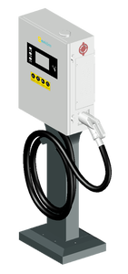 Cargador para Vehículos Eléctricos de 30 kW, Trifásico, de Pared o de Piso (en Poste), Cargador de CC de 125 A - Product Image 3