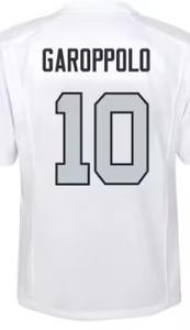 Maillot de football américain unisexe personnalisé, grande taille, style court et ample, respirant, imprimé numérique, manches courtes, 100 % polyester, séchage rapide - Product Image 3