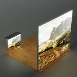 Cabina de exposición SEG Telón de fondo 8x3m 6500K Flight Case 9 días - Product Image 2