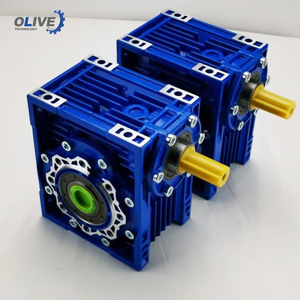 Reductor de velocidad de tornillo sin fin serie NMRV, caja de engranajes de tornillo sin fin con carcasa de aleación de aluminio, relación de velocidad 25-130, 5-100, apto para automatización y transportadores. - Product Image 1