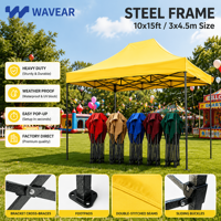 Tente de promotion commerciale pliable imperméable pour salons professionnels, événements et expositions, avec impression de logo personnalisée, robuste