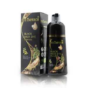 Best Seller Natrual Changing Gray Hair Color To Black Herb Natural Hair Dye Shampoo For Blacking Hair