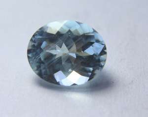 พลอยสีฟ้า3.55 CT (11x9x6มม.) สำหรับการทำเครื่องประดับ - Product Image 4