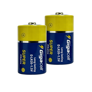 Pilas Alcalinas Gigacell Super Alkaline D, Paquete de 2, Alcalinas para Accesorios de Computadora, Flexibles y Potentes para Hogar Inteligente - Product Image 2