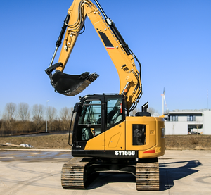 أفضل علامة تجارية صينية 15ton 16ton SY155U بسعة دلو 0.6 م 3 مع محرك مستورد - Product Image 1