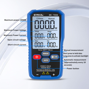 Testeur solaire MPPT Keysight Pac 8000 1000W-2000W, compteur de puissance pour modules photovoltaïques (précision 0,01%+1), tension en circuit ouvert, court-circuit - Product Image 1