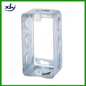 Anh tiêu chuẩn hình chữ nhật 35 mét sâu tuôn ra gắn đôi kim loại trở lại hộp - Product Image 4